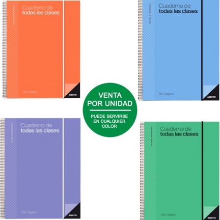 Additio Cuaderno de Todas las Clases para el Profesorado 256 Páginas Surtido